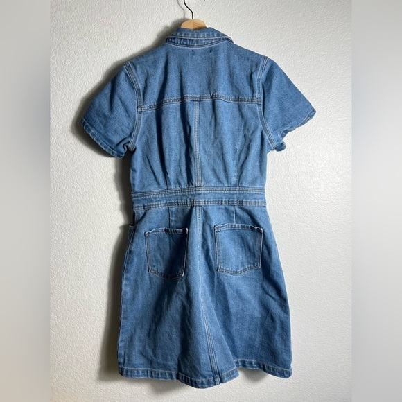 New Draper James Women's blue Denim Dress 6 8 12 16 - Picture 4 of 16